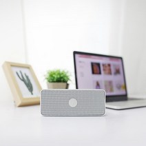 휴대용 메탈프레임 고출력40mm 블루투스 스피커Tsound, 실버