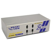 DVI 2대 1 모니터 수동 선택기 CCTV 영상선택기 방범용 범죄예방효과 주택용 가정용 안전한 홈캠, 상세페이지 참조