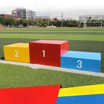 학교 학원 체육대회 시상대 단상대 야유회 시상식, 목제 70×50(전체 길이 2.1미터) 규격