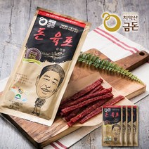 금돈 건강담은 강원도 치악산 금돈 순한맛 돈육포 80g X 4팩세트, 4팩