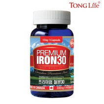통라이프-프리미엄철분30-고함량캡슐-3개월분-1병, 29.7g, 1병