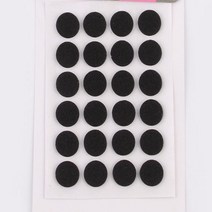 유리 밀림 의자 가구 소음방지 긁힘방지 EVA 원형 패드 1cm 2cm 2.7cm 사이즈선택, 2cm(12개입), 1개