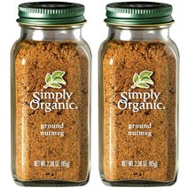 심플리오가닉 그라운드 넛메그, 65g, 2개