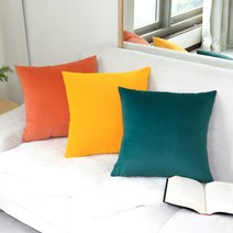 글램어반피플 감성 북유럽 인테리어 벨벳 프리미엄 쇼파 쿠션 (5050솜포함 12색), 아이보리-NO.02