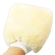 도장면을 안전하게 울100% 양면워시미트 셀프 광택 세차 먼지제거 앞유리 닦기용 22cm, 1개