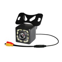 자동차 범용 후면보기 카메라 170 ° 광각 역방향 주차 IP68 방수 CCD LED 자동 백업 모니터 HD 야간 투시경 이미지, 12 LED camera only_12V