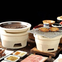 숯불화로 숯불구이 캠핑바베큐 집에서숯불 꼬치 로 가정용 미니 일본식 구식 점토 스토브 오븐 숯불 그릴 바베큐 세라믹 숯 진흙 난로 작은, [09] 1~2인이 사용하기에 적합한 작은 사이즈 -, 1개