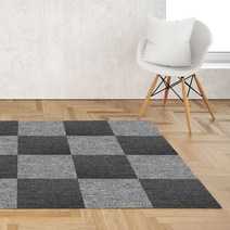 [고품질] 타일카페트 50X50cm 8장/사무실 거실 바닥 셀프시공 gdkim123*757317150KH, 딥블루 8장