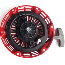 예초기스타터 잔디깍기 엔진 리코일 스타터 혼다 gx120 gx160 gx200 5.5hp 6.5hp 발전기용 풀 리코일 스타터 시작, 빨간색, 01 Red