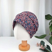 데이지 플라워 가을 겨울 비니 안감 중년여성 항암모자 암환자 두건 6칼라