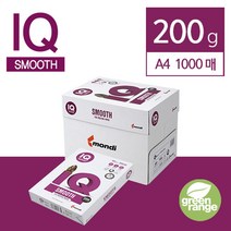 컬러복사용지 200G A4 1000매 백색, 단품