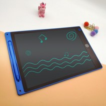 그림 그리는 태블릿 패드 드로잉 패드 12 인치 lcd 쓰기 전자 기 보드 디지털 다채로운 필기 아이들 크리스마스 생일 선물 낙서, CHINA, blue