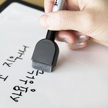 지우개달린 3색 화이트보드 얇은 마카펜 2P 미팅룸 컨설팅 스타트업 얇은 페인트마커, 검정