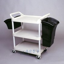 올콕러버메이드 카트 전용 쓰레기통 서빙 핸드 다용도 운반용 이동식+allcokㅍㄱ, 이상품이좋아요