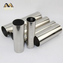 머플러튜닝 배기음튜닝 자동차머플러 자동차 스타일링 38mm 51mm 63mm 76mm 배기 파이프 머플러 테일 파이프 304 스테인레스 스틸 용접 재료, 63mm x 300mm