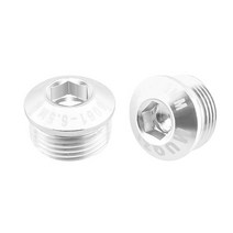 자전거 페달 커버 M14xP1.0 5/6.5/9mm 방진 캡 알루미늄 합금 사이클링 수리 부품 2 개, 11 silver 6.5mm