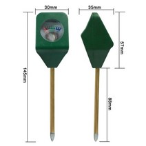 Mini Soil Moisture Tester Temperature Meter tector Garn Plant Flower Testing Tool Analyzer Monitor, 01 Green