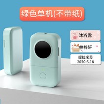 라벨기 라벨부착기 라벨프린터 미니라벨기 라벨스티커 스티커라벨기 라벨 프린터 소형 미니, 보통 특급 D30 그린 라벨지 없음