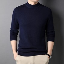여성 캐시미어 니트 라운드 브이넥 반복 목폴라 꽈배기 겨울 MRMT- 년 신제품 남성용 스웨터 하프 터틀넥 남성 풀오버 청소년용 슬림 니트웨어