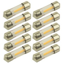 방향지시등 깜빡이전구 전구 후진등led 턴시그널 10 개/몫 31mm COB 칩 LED 꽃 조명 자동차 12V C5W 독서, 01 31mm, 01 웜 화이트