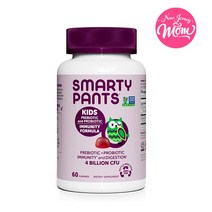 SmartyPants 스마티팬츠 프로바이오틱스 이뮨 60구미 포도맛(유산균40억)