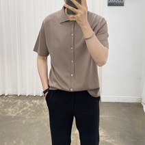 아도르클래식 뮤즈 카라 드라이 반팔 니트 가디건