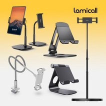 라미콜 구스넥 자바라 테블릿 거치대 태블릿 스탠드 거북목 Lamical, DT01, 블랙
