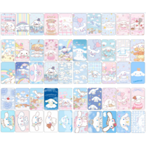 30/50/70/100/420장세트 쿠로미 마이멜로디 시나모롤 폼폼푸린 포차코 굿즈 카드스티커 큐티 캐릭터 포토 카드 스티커2023신상, 시나모롤 카드스티커 50장세트01