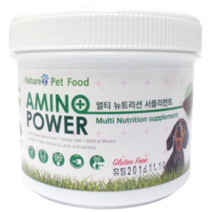 아미노파워 멀티뉴트리션 서플리먼트 애견 영양제 200g, 2개