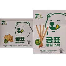 곰표 통밀 간식 (통밀크래커 통밀스틱 / 2종 택1) 200g (50g X 4개입)