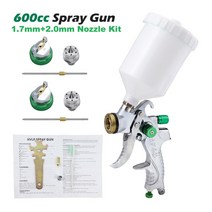 뿜칠 후키 프로스토머 차선도색기 에어 스프레이 건 페인트 페인트 도구 hvlp 중력 건, 1.7 2.0mm 세트