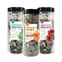 녹차원 가벼운하루 60T 3종(호박팥차 60T+히비스커스60T+레몬밤허브차60T) 명절 부모님 선물 탕비실 회사 체중조절 손님접대, 4set