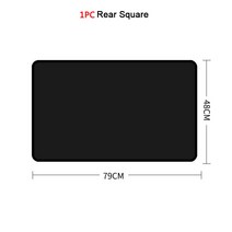 해외 1Pcs Universal Car Magnetic Sunshade Curtains Windshield Sun Shield Cover Double Sides Window P, 03 Rear