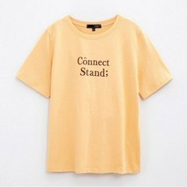 에이치커넥트 여성 컬러플 레터링티셔츠(3022113109805_422)