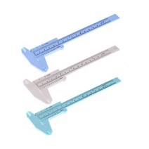 Penta Angel 3Pcs Plastic Caliper Inch/Metric 6Inch 150mm Mini Double Scale Ruler Measuring 도구for Stu