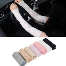 여성 팔토시 여름용 레이스 자외선차단 쿨토시 1+1, 블랙+블랙(레이스토시)