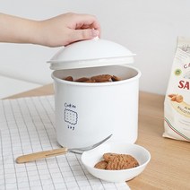 원형 쿠키통 쿠키 과자 간식 보관통 견과류 커피 밀폐 보관 용기 캐니스터 2.8L, 단품