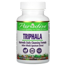 Paradise Herbs 오가닉 트리팔라 (Triphala) 60 배지캡, 기본