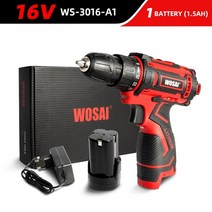 전동 드릴 다이소 시멘트기와 스위스밀리터리 WOSAI 16V 무선 드라이버 임팩 뻰찌, 협동사, 16V WS-3016-A1, 유럽 ​​연합