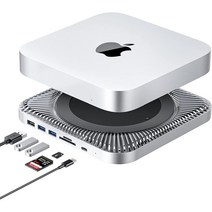 Mac Mini M1용 USB C타입 허브 SATA SSD/HDD 슬롯 USB 3.0/2., 상품선택