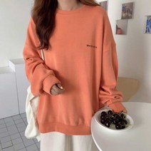 예쁜 커플룩 봄가을 베이직 맨투맨 아이템 컬러 20대패션 여자옷쇼핑몰 여자긴팔티셔츠 남자긴팔옷 남녀공