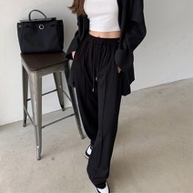 라라벨 여성용 트레이닝팬츠 테일러 세미와이드 추리닝