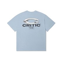 크리틱 Chrome C 로고 티셔츠 스카이블루