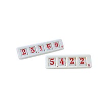 [위드정우] 디지털 가격표 숫자판(50개), 5자리 50개묶음 (1개 4000원)