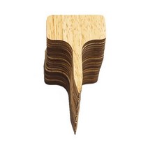 102030PCS T 대나무 레이블 나무 서명 태그 정원 마커 분재 씨앗 화분 허브 꽃, [02] 20pcs