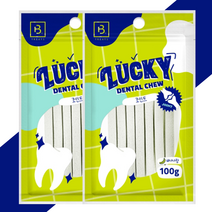 브리더랩 럭키 덴탈츄 강아지 덴탈껌, 조인트 바나나향 2개