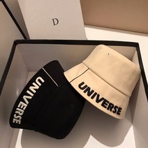 봄여름 심플 일본스타일 글자 자수 코디가잘되는 남녀 버킷햇