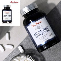 닥터브라이언 MSM 트리플케어 120정 관절연골영양제 엠에스엠MSM 목허리영양제