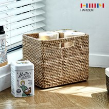 [한샘PICK] 라탄 바스켓_대(라이너 미포함), 내츄럴
