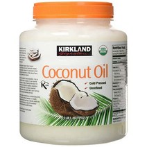 Kirkland 미국코스트코 커클랜드 유기농 코코넛 오일 84oz(2.38kg), 2.48L x  1병, 1병, 2.38L